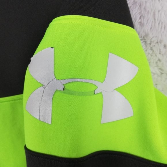 Under Armour Womens Jacket Athletic Hero Full Zip Lightweight Gray Green S - Picture 7 of 10